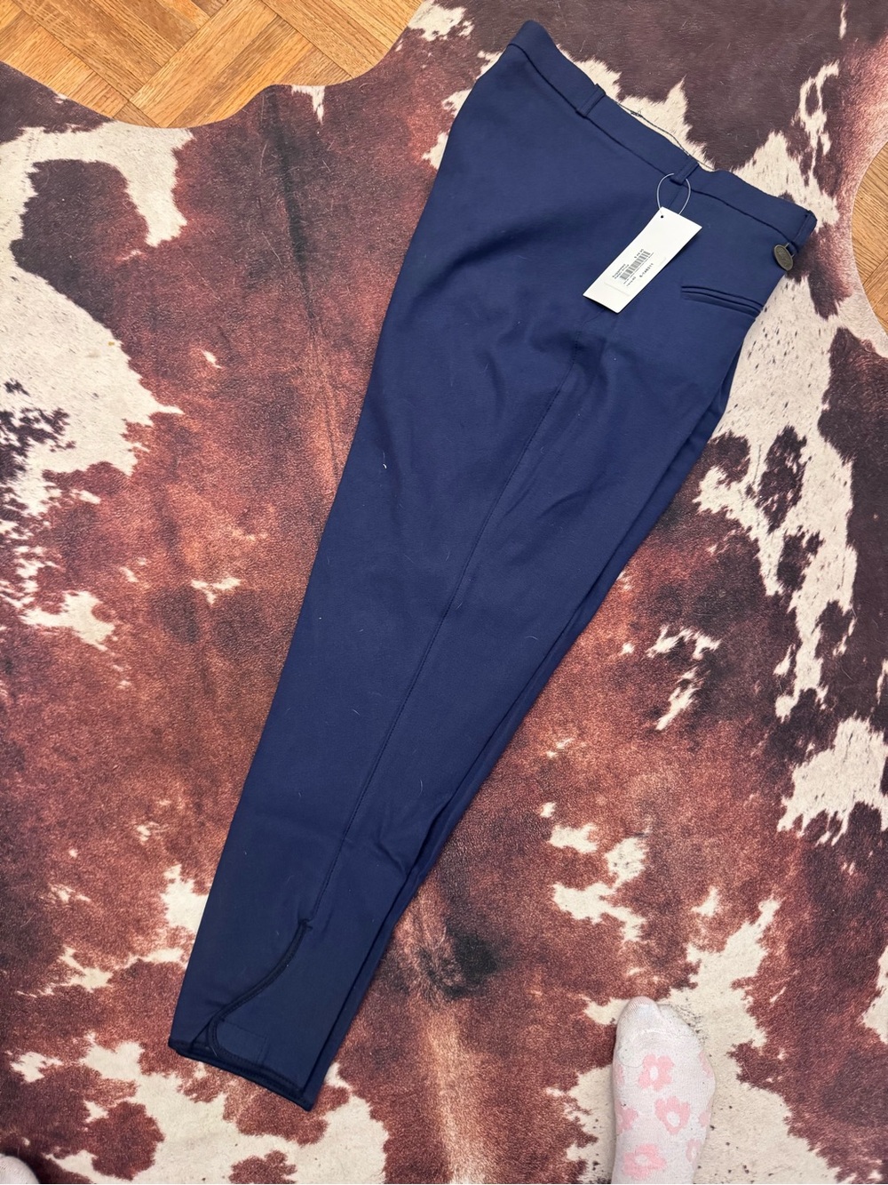 Ashley By 26 International Men's Navy Slim Performance Pants